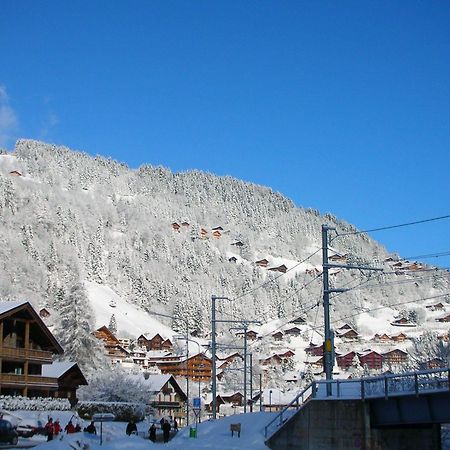 Backpacker Le Petit Baroudeur Hostel Champery Exterior photo
